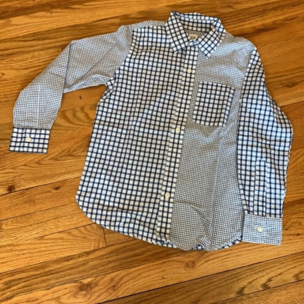 🌺 Gap Boys Checked Shirt size M/8